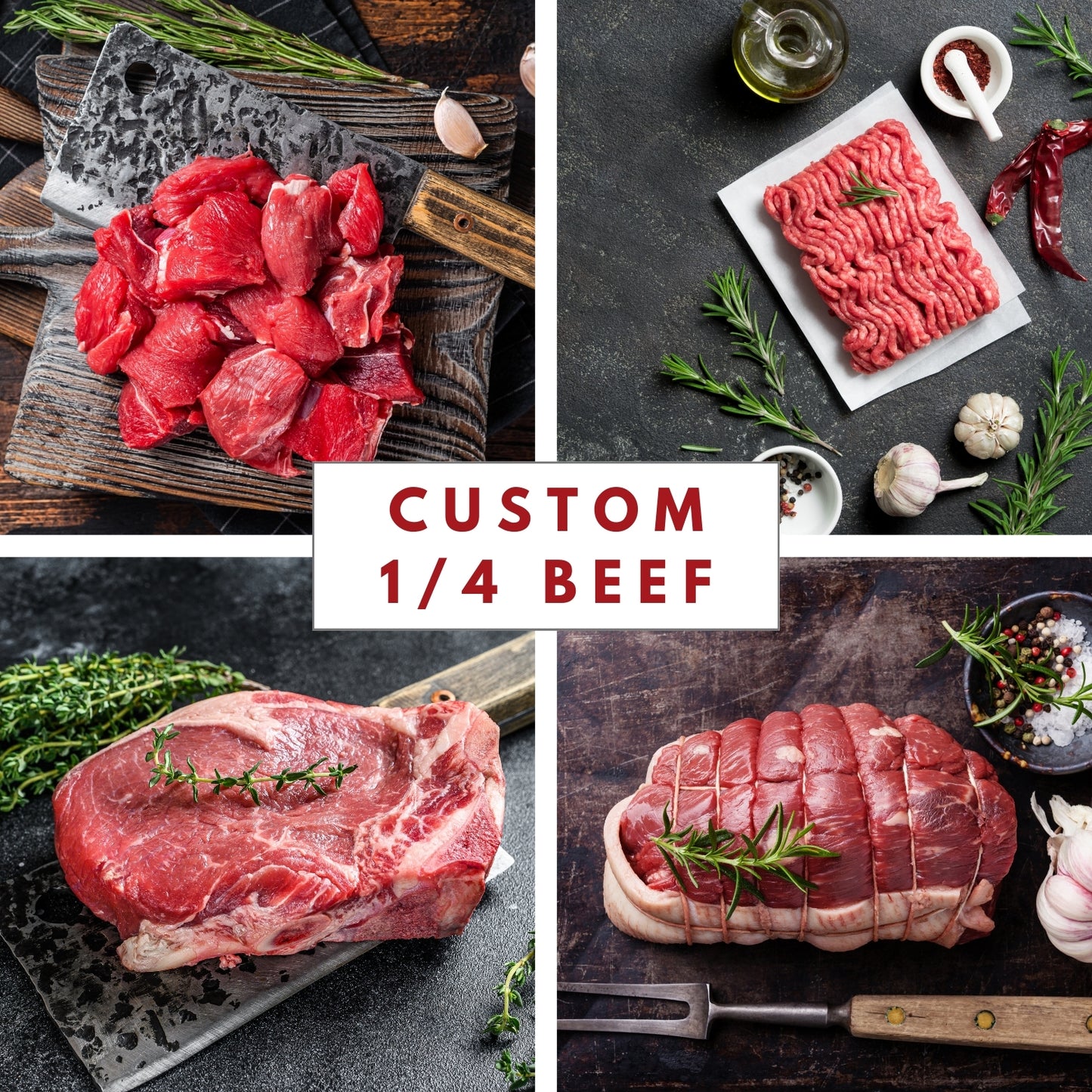 Custom Quarter Beef- $150 Deposit